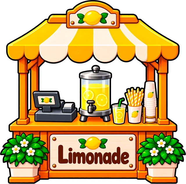 Un chiosco di limonata migliorato del gioco